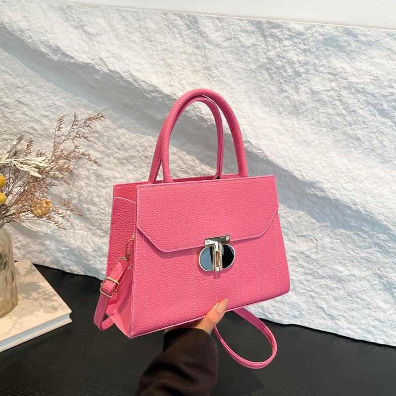 Fashion embroidery thread autumn new casual simple retro fashion portable crossbody shoulder small square bag