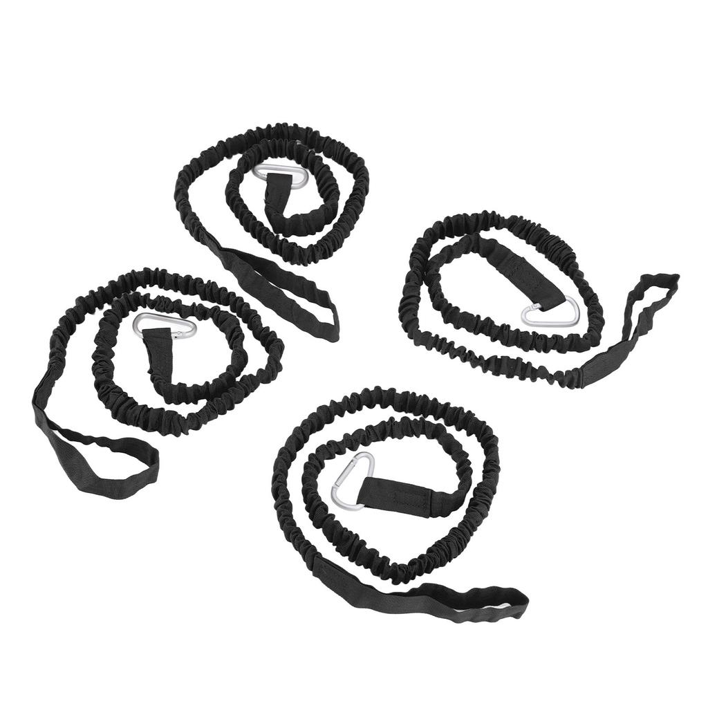 4Pcs Kayak Paddle Rope Super Stretchy Anti Lost Portable Nylon Canoe Paddle Leash for Drifting
