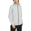 Puma Jednolity kolor Bluza z kapturem zapinana na zamek z nadrukiem logo Odzież wierzchnia męska Jasnoszary 672408-04