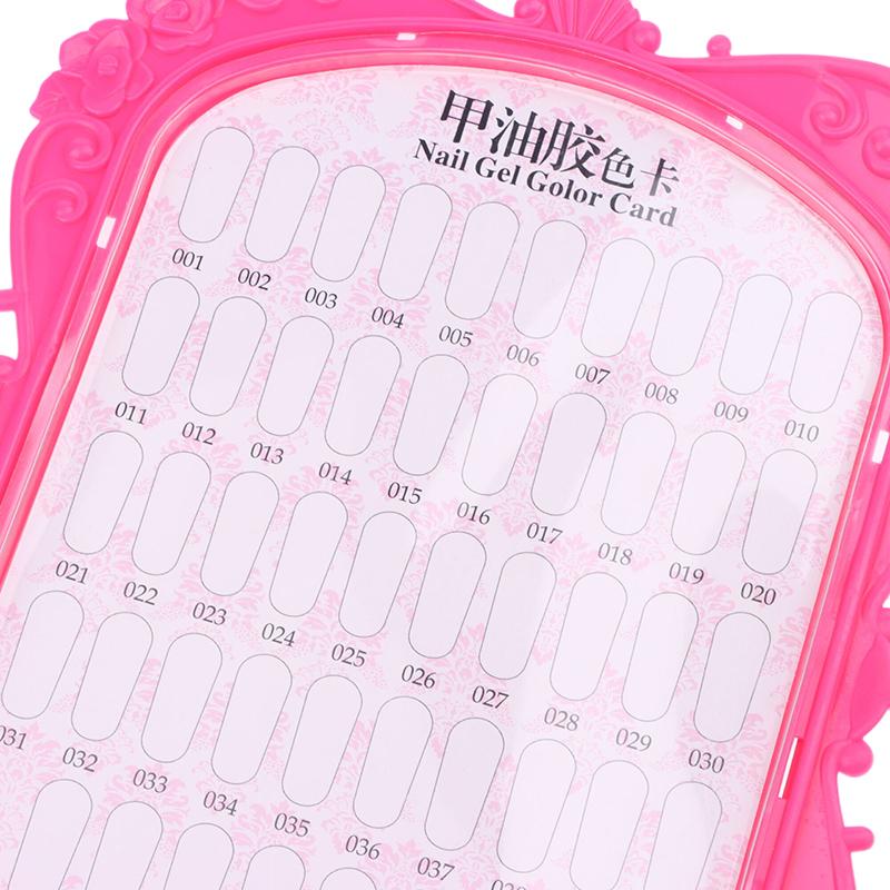 Professional Model Nail Gel Polish Color Display Box Book Dedicated 48 Color Card Chart Painting Manicure Nail Art Tools