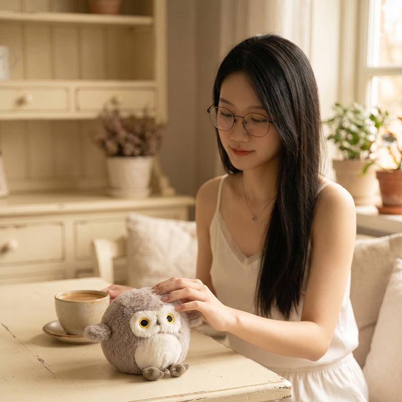 Super Cute Small Kawaii Three-Color Baby Owl Plush Doll - Perfect Girlfriend Birthday Gift