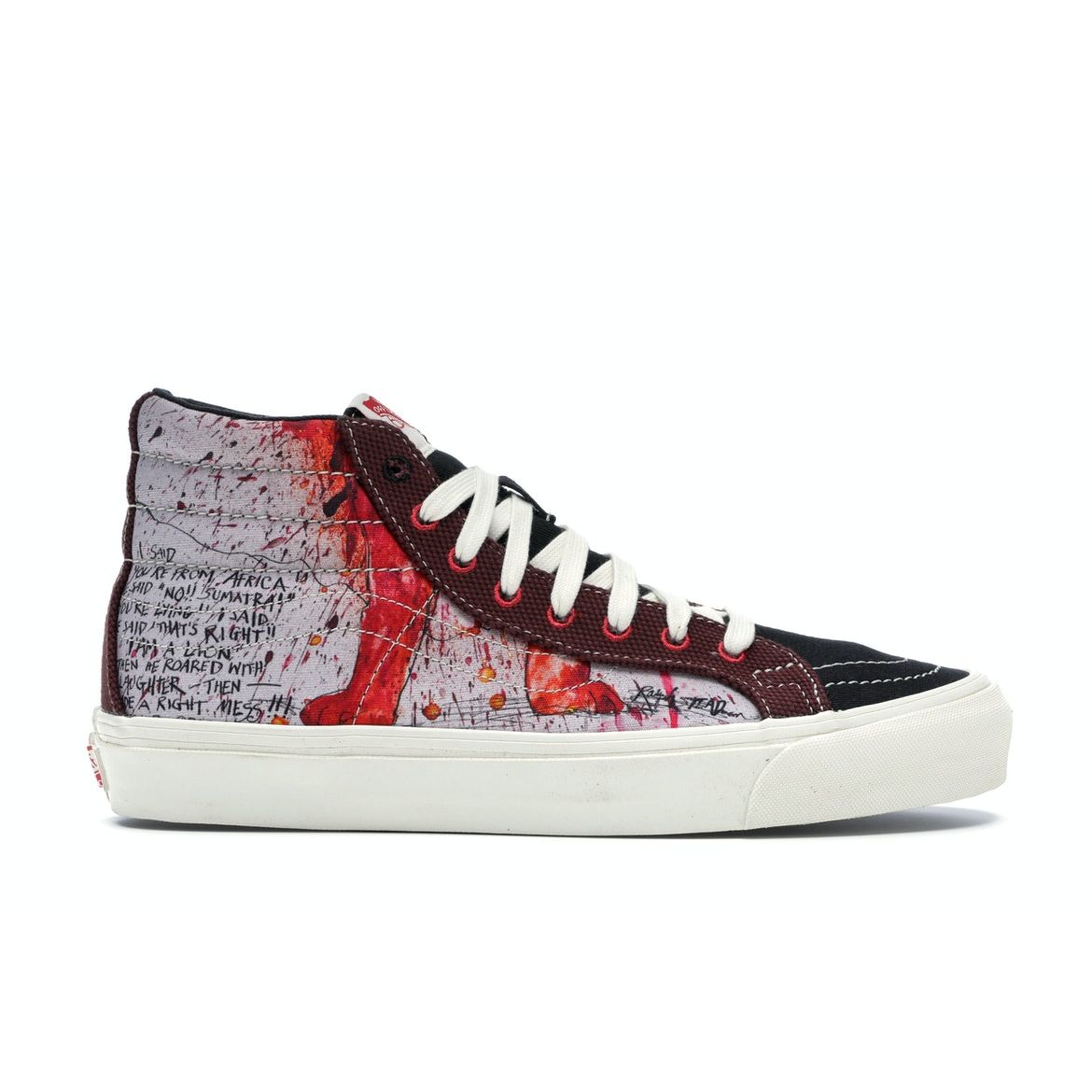 

Vans Кроссовки унисекс Ralph Steadman x OG SK8-Hi LX Lion Красный Черный VN0A45JLVQU