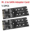 M.2 To SATA Adapter SFF-8654 To M2 NVME SSD 22Pin SATA To M2 Expansion Card 2 In 1 Combo Adapter Fit for Mainboard