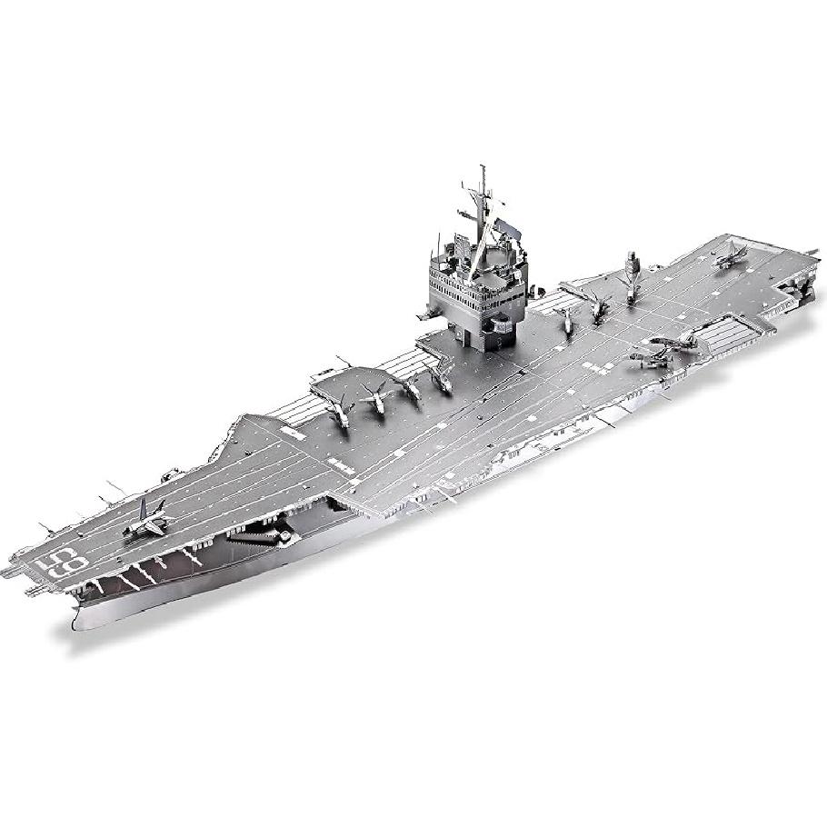 3D-пазлы Piececool для взрослых, металлические модели линкора USS Missouri, DIY 3D-пазл из металла для подростков и студентов, снятие стресса, авианосец USS Enterprise