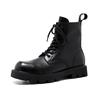 Vyriški madingi platforminiai batai juodi originalios odos batai vakarėlio banketo suknelė aukštas motociklininko batas pavasaris ruduo kulkšnies botas man