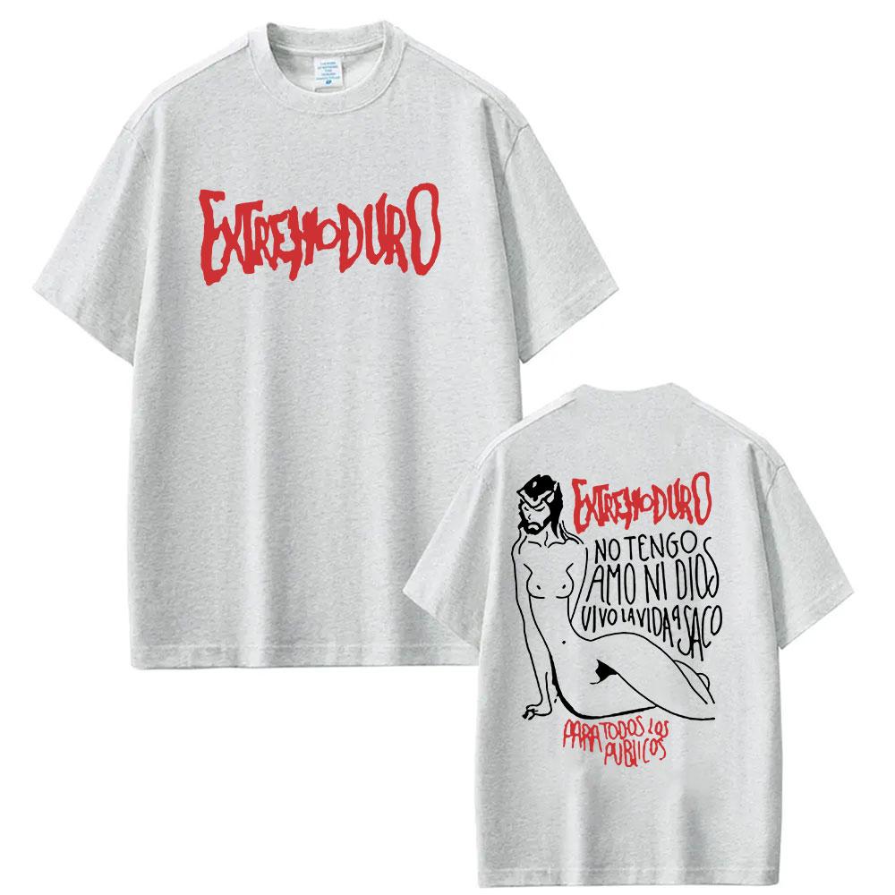 Rock Band Extremoduro Tour 2026 T Shirt Unisex's Clothing Hip Hop Punk Short Sleeve T-shirts Y2k Unisex High Quality Cotton T-shirt