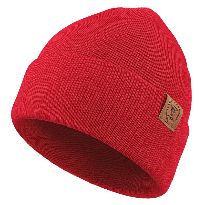 European and American Winter Knitted Hat Couples Curly Woolen Hat Men and Women Outdoor Cycling Skiing Cold Hat