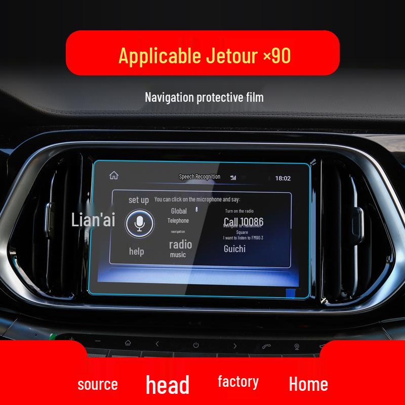 Tempered Film for Jetour X95 & X90plus Center Console Screen - Fits 25 Models