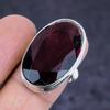 Amethyst Gemstone Handmade 925 Sterling Silver Jewelry Ring Size 5 W0s26