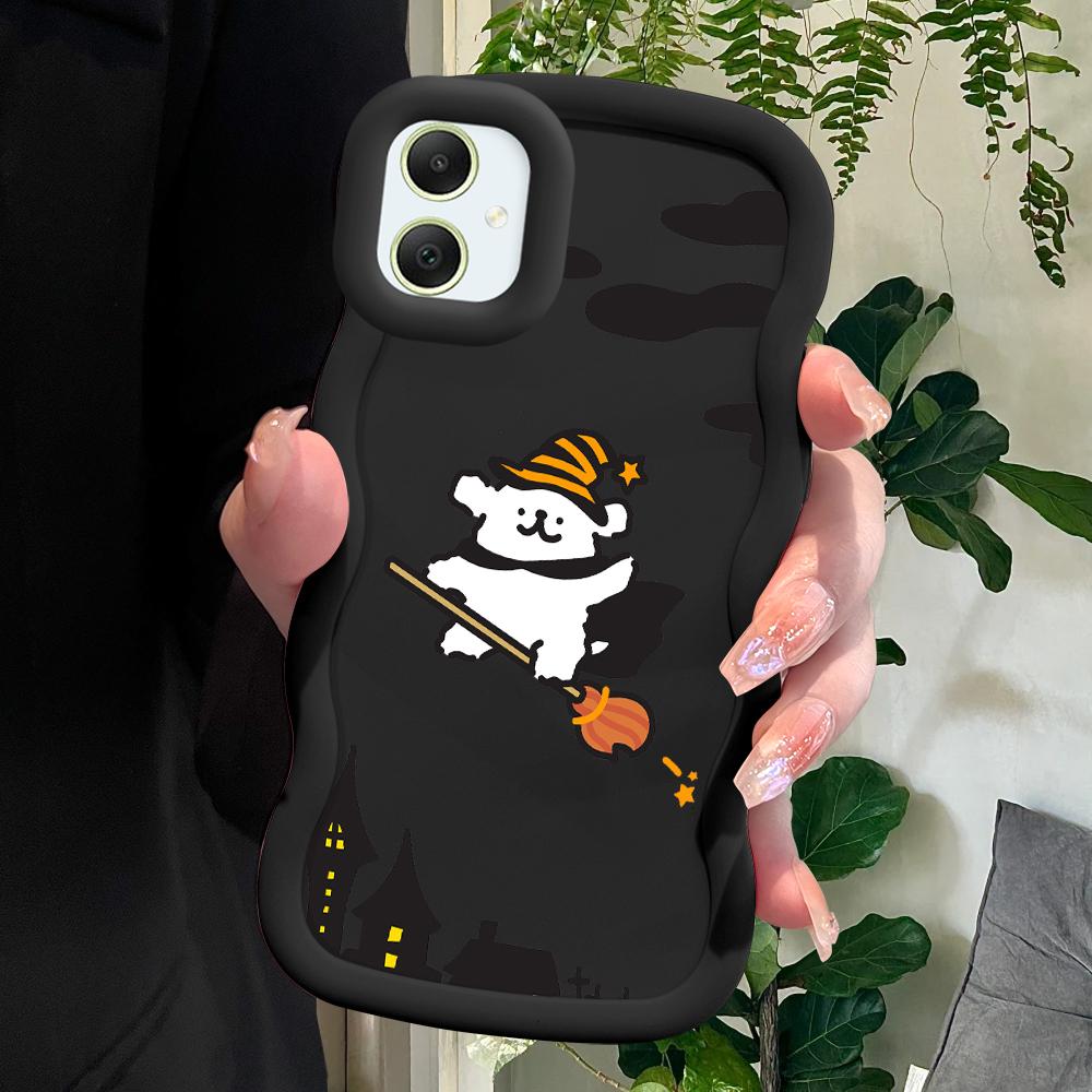 Cute Cartoon Puppy Soft Phone Cover for Samsung Galaxy A52 A73 A12 S24 Ultra 5G S23 S22 S21 S20 FE Wave Edge Shockproof Protective Rubber Case