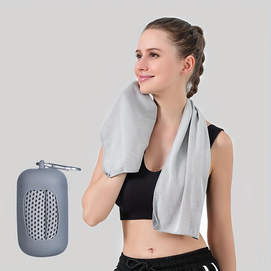 Quick Dry Sports Towel-Ultra Lightweight,Oblong Cooling Towel for Camping,Hiking,Yoga,Fitness,Outdoor Activities,Versatile Towel