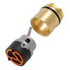 Quick Connection Water Filter Cartridge for Kitchen Bath Sinks High Flows Rate Copper Cores Includes Mounting Hardware