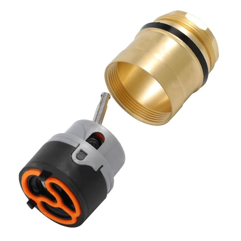 Quick Connection Water Filter Cartridge for Kitchen Bath Sinks High Flows Rate Copper Cores Includes Mounting Hardware