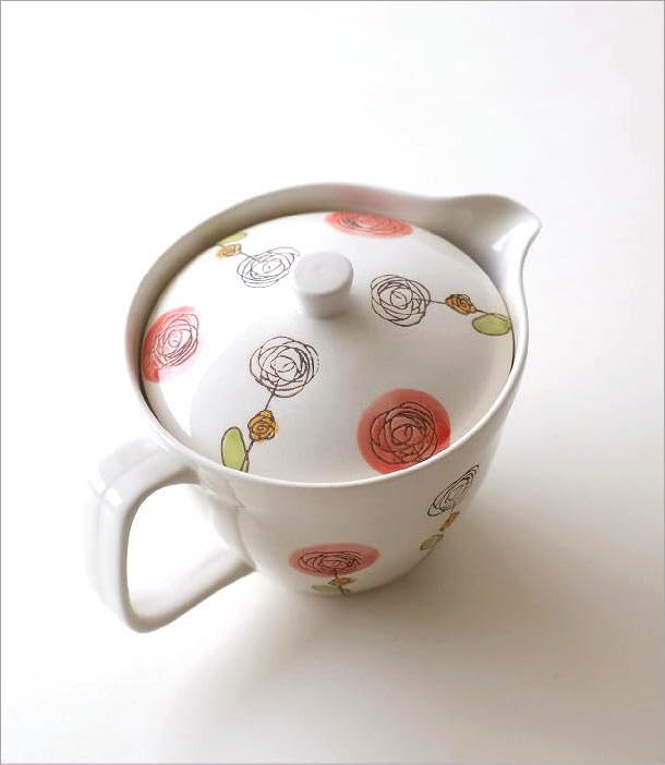 Stylish and Cute Arita Ware Pot Japanese-made Teapot/flower [msg5955]