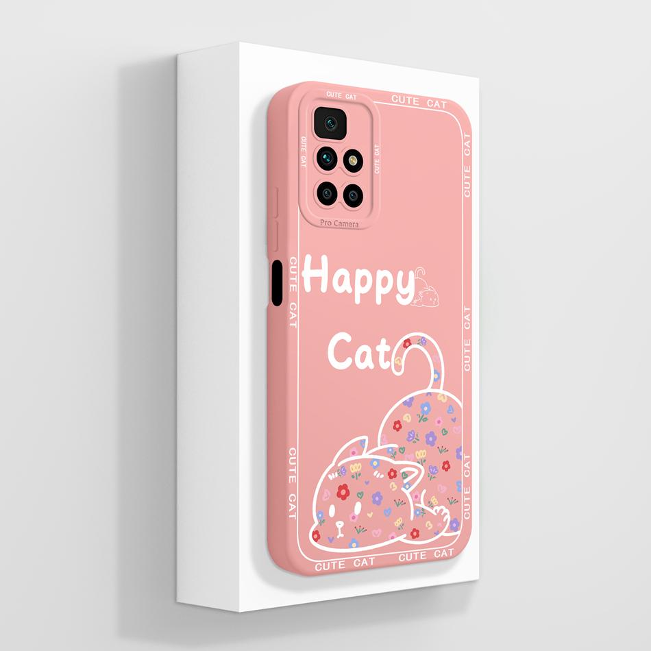 Cute Case For Redmi 10 4G 5G Panda Funda Soft Liquid Silicone Phone Cases For Xiaomi Redmi10 Xiomi Full Protection Back Cover