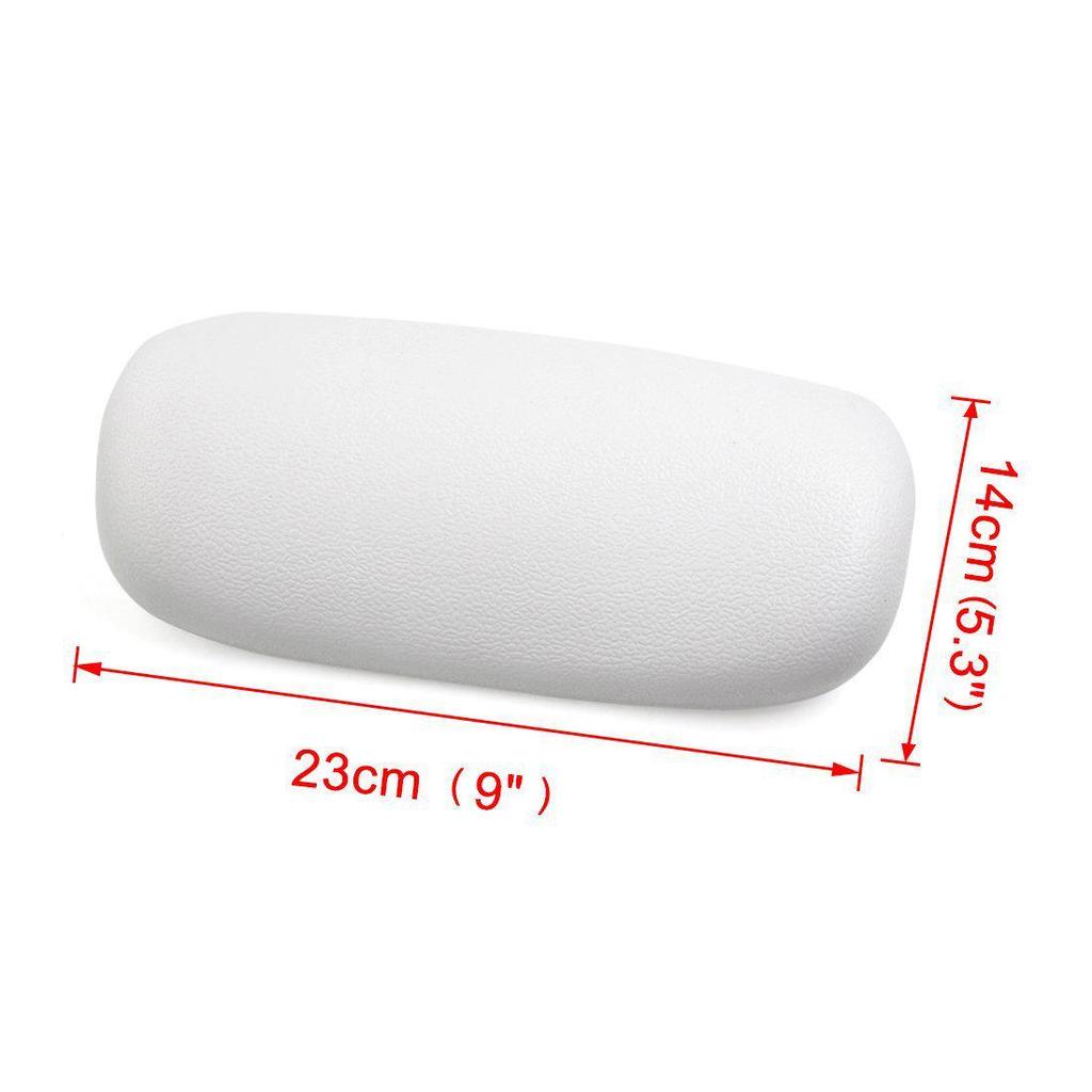 Deluxe Non-Slip Bath Pillow with Headrest and Backrest for Neck and Spine Support