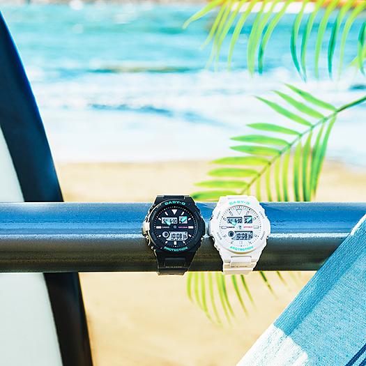 Casio Baby-G Women's Resin 100M Water Resistant Analog Shock Resistant Quartz Watch BAX-100-7A