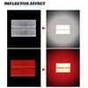 Car Night Reflective Warning Plate Sticker Car Truck Motorcycle Safety Warning Plate Reflector Sign Decal Accessories