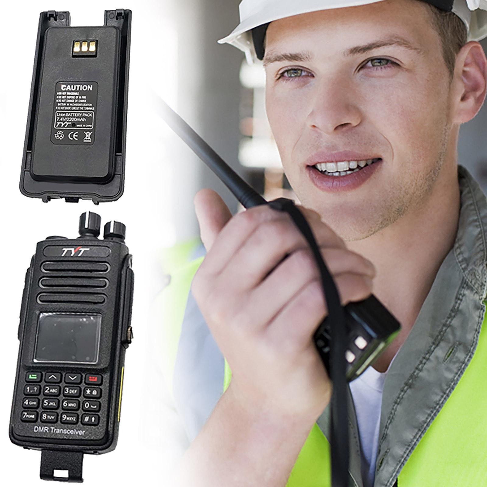 

MD-UV390 DMR Цифровая переговорная плата с литиевой батареей 2200 мА 7,4 В