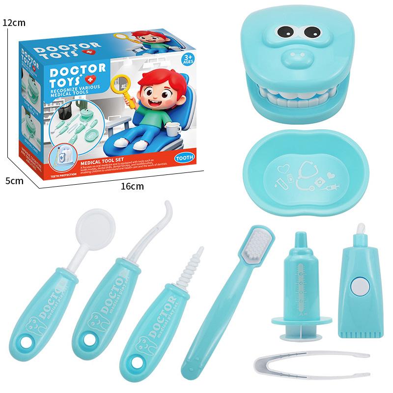 Children'S Nurse Oral Dentistry Small Doctor Toy Simulation Dentist Set Playing Doctor Toy