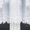 Bożena - Ready-Made Jacquard Curtain With A Cut At The Bottom - 300X160 Cm - White