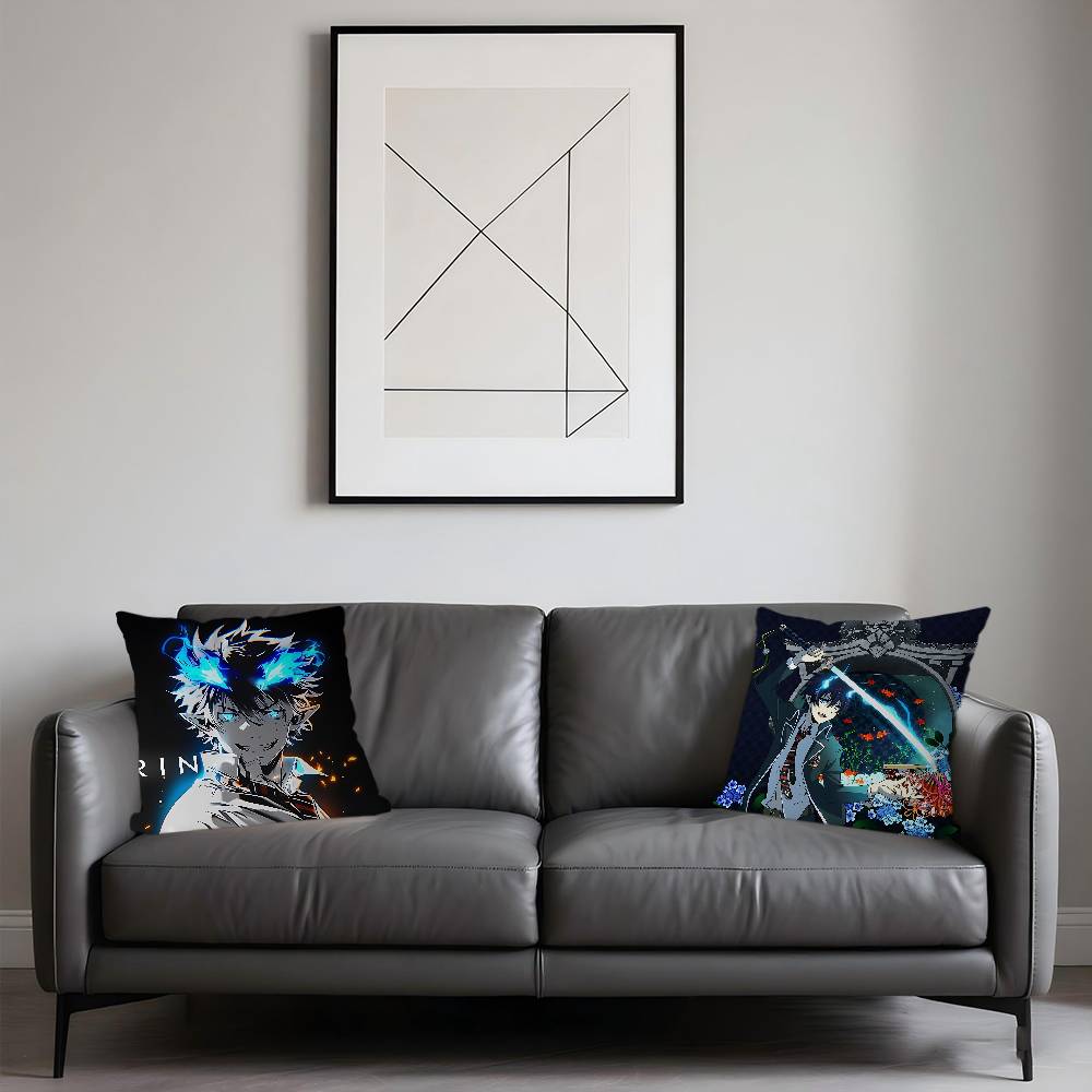 Anime Blue Exorcist Personalized Pillow Cover Kids Bedroom Wild Party Decor Pillowcase Kid Birthday Shower Gift