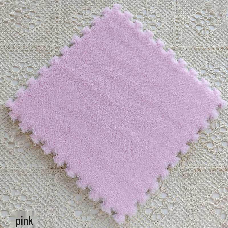 Soft Plush Interlocking Floor Mat Tiles