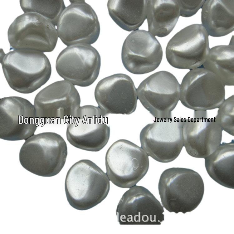 

8x6mm Irregular Perforated Imitation Pearl Jewelry DIY Accessories