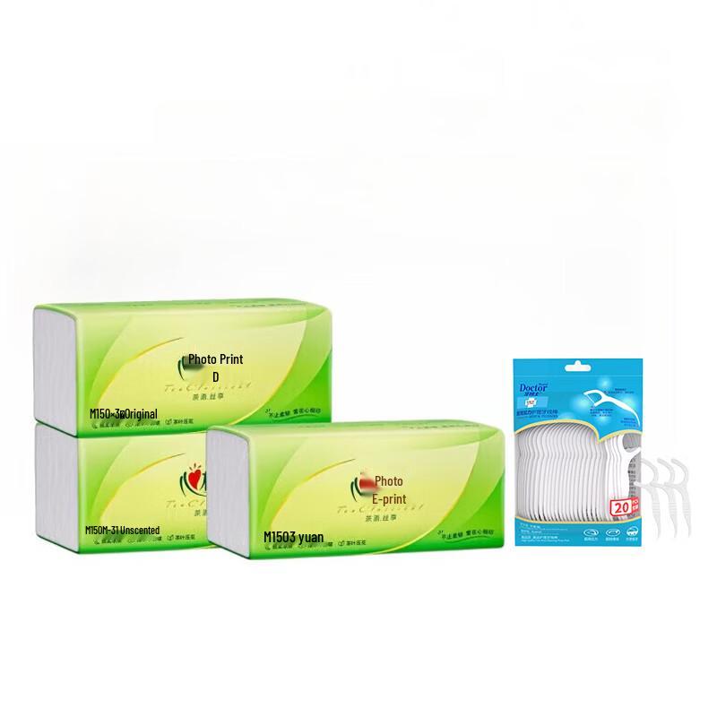 Dr. Ya Dental Floss Picks & Comfy Heart Tissues Combo