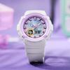 Casio BABY-G Series Symphony Elf Classic Shockproof Waterproof Sports Leisure Fashion Cute Round Dial Quartz Movement Resin Strap BGA-280PM-7APR