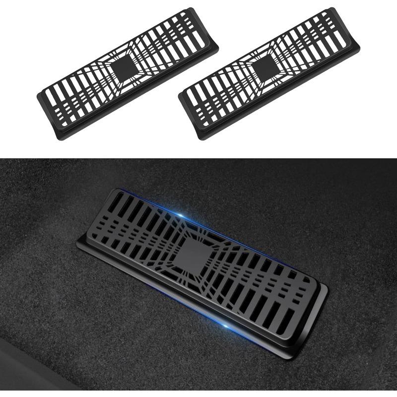 Rear Seat Vent Cover Rear Seat Center Console Vent Trim Tesla Model 3 and Model Y 2017 To 2025 Waterproof and Dustproof Trim