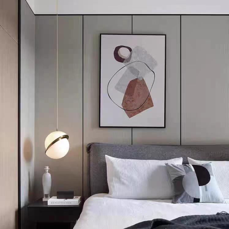 Modern Nordic Glass Pendant Light for Coffee Shop or Bedroom