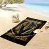 Vegas Golden Knights Print Beach Towel, Large Soft Quick Dry Towel for Beach Camping Swimming