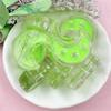 10PCS 20.8*24.8mm Acrylic Transparent Curved Moon Star Loose Beads DIY Mobile Phone Chain Jewelry Accessories