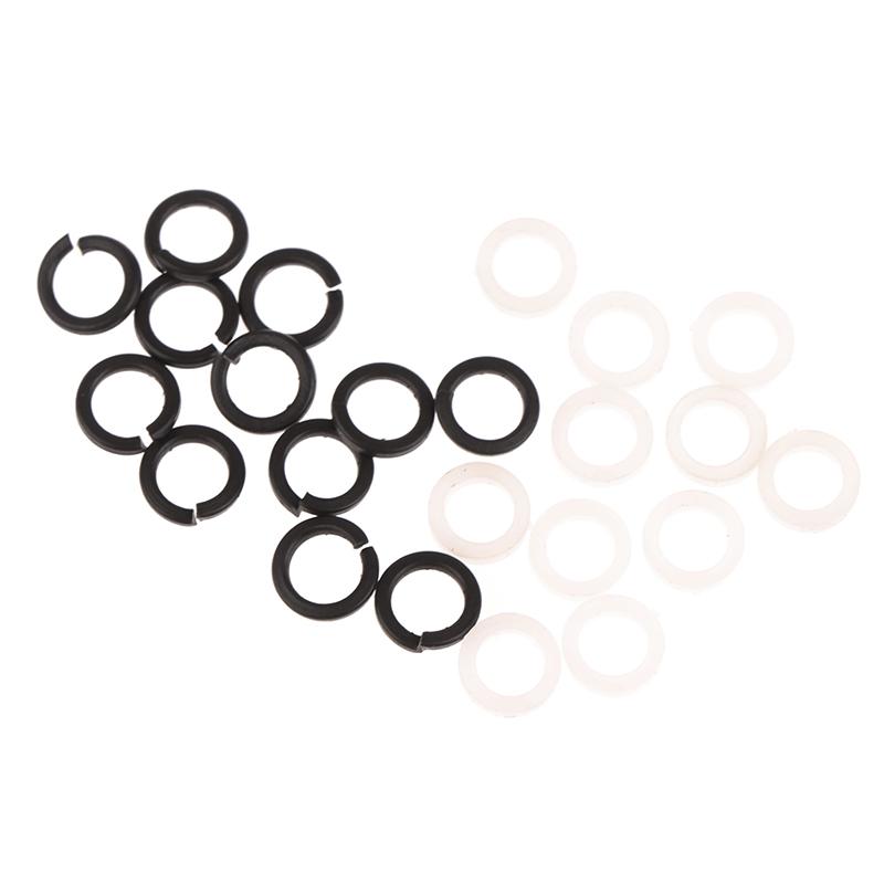 24 Adet/Set Gitarlar Akort Burgusu Makine Başlıkları Conta Rondelaları Akort Burgusu Ara Parçası Enstrüman Aksesuarları Elektrikli Gitar İçin