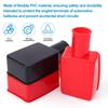 Car Battery Pole Positive and Negative Protection Cover Soft Plastic Flexible Battery Terminal Insulator Protective 2pcs/set