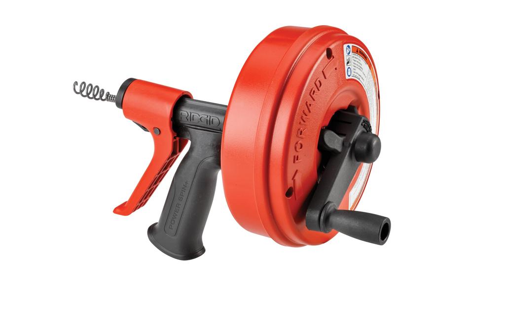 RIDGID Power Drain Cleaner 57043 Spin+