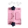 Polymer Clay Earring Drilling Tool With Fixed Plate And Calibration Marks for Hole Positioning In Various Shapes