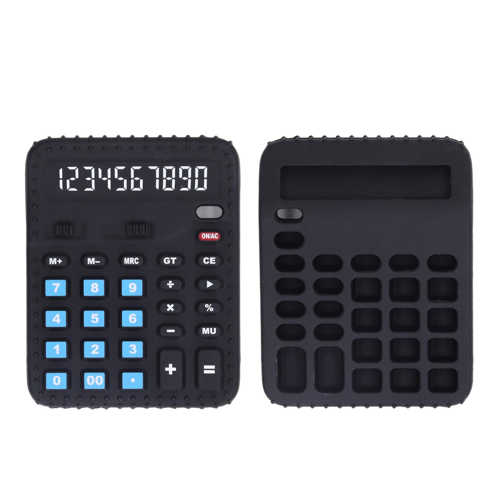 

Детский прорезыватель жевательная игрушка форма калькулятора мягкий силикон мультяшный младенческий прорезыватель сенсорная игрушка бежевый чёрный