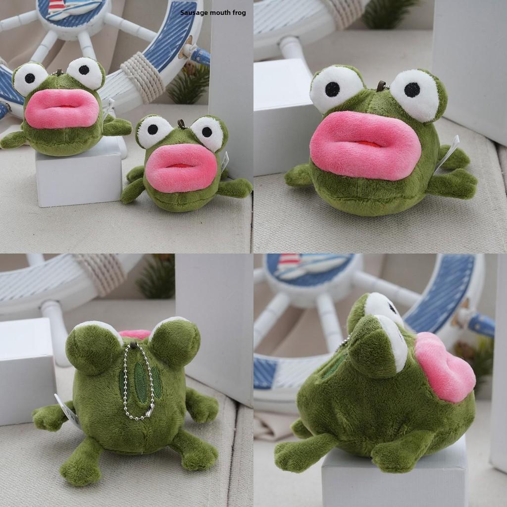 Frog Cute Stuffed Animal Keychain With Pp Cotton For Kids Gift
