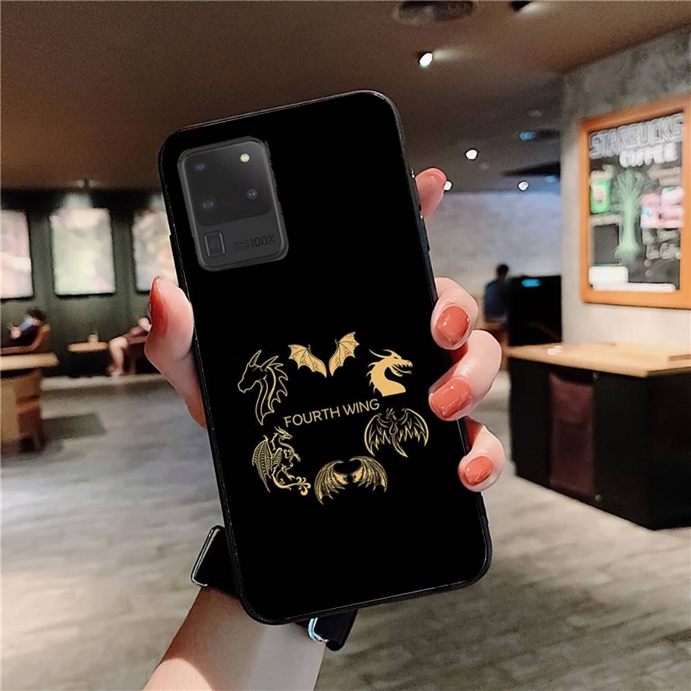 Fourth W-Wing Phone Case For Samsung S 24 Fe 25 Ultra Plus 20 Lite 21 30 22 23 24 22 Ultra 5G Fundas