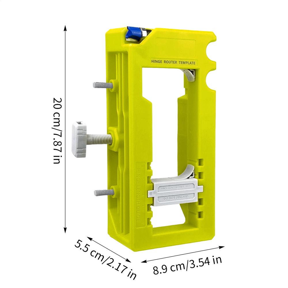 

Door Hinge Jig Door Hinge Mortiser Adjustable Heavy Duty Jig Door Hinge Mortiser Hinge Installation Door Hinge Router Template зелений
