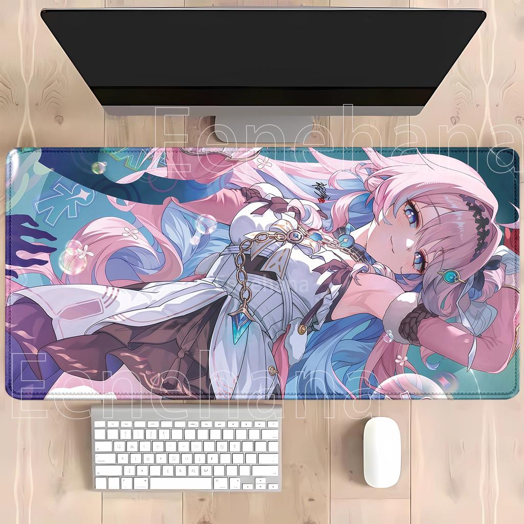 Wuwa Denia Wuthering Waves Kawaii Anime Girl Pc Mousepad Computer Keyboard Gaming Mouse Pad Office Hd Printing Overlock Desk Mat
