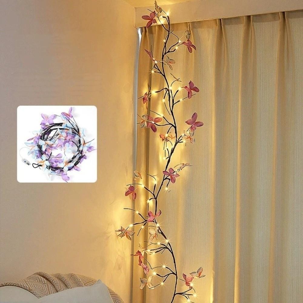 8 Lighting Modes Butterfly Tree Light 30 LED Fairy Light Decoration Tree Branch Light  Home