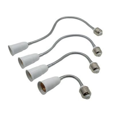Baza becului LED flexibil E27 din metal Ușoară, diferite dimensiuni, adaptor de extensie, soclu, hardware pentru