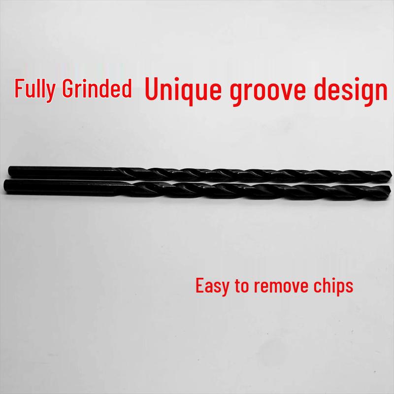 Extended Nitrided HSS Straight Shank Twist Drill Bit