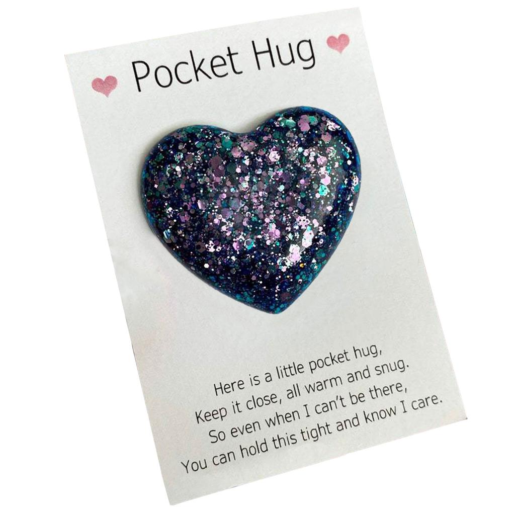 Pocket Hug Heart Token With Greeting Card Pocket Hug Cards Keepsake Gifts Hug Miss You Birthday Wedding Valentines