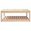 Vidaxl Garden Table, 121X82.5X45 Cm, Solid Pine Wood