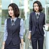 Tluoman Women's Fashion Business Plaid Blazer Suit