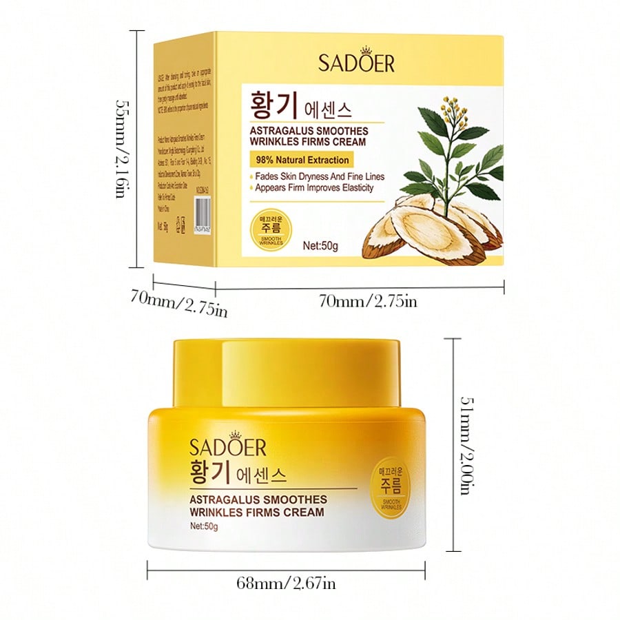 1PC Astragalus Firming, Brightening And Moisturizing Cream, Nourish Skin,Deep Hydration,Improve Skin